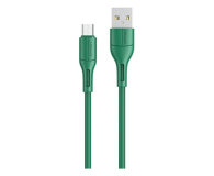 USAMS Kabel U68 microUSB 2A Fast Charge1m zielony SJ502USB04 - 1569029 - zdjęcie 1